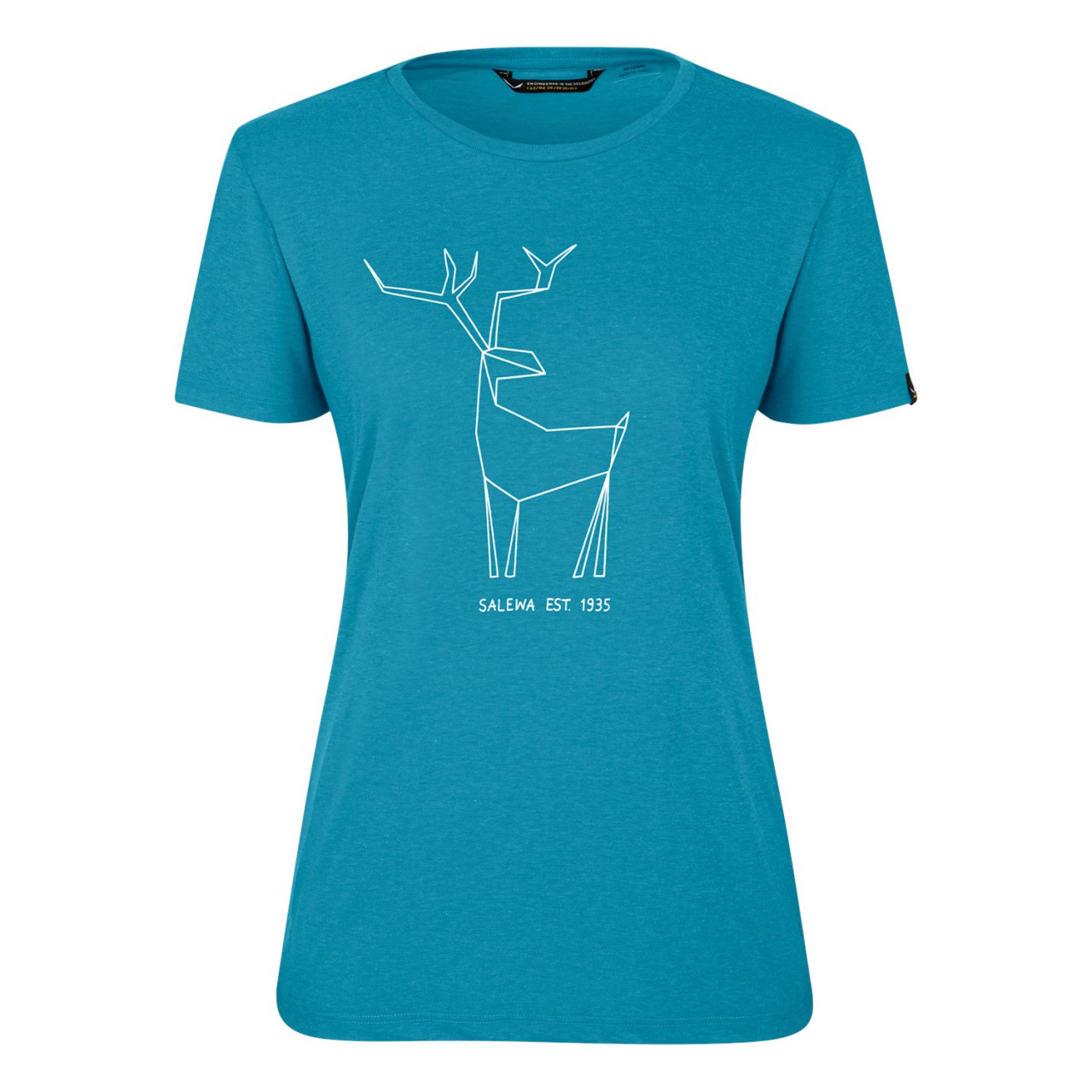 Salewa Women's Deer Dry Short Sleeve T-Shirts Blue WUE-173524